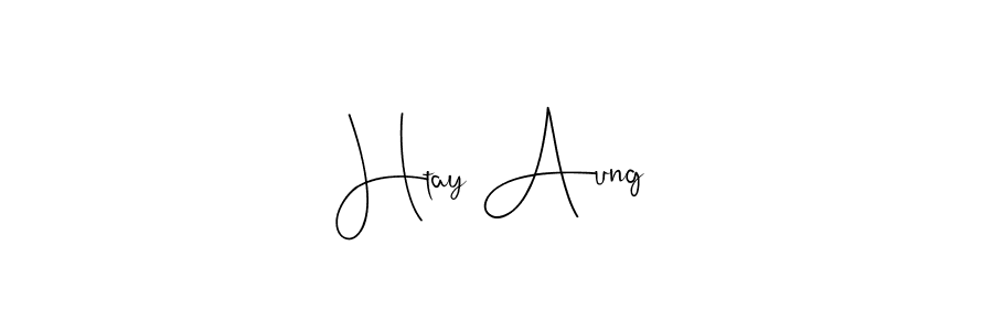 Also we have Htay Aung name is the best signature style. Create professional handwritten signature collection using Andilay-7BmLP autograph style. Htay Aung signature style 4 images and pictures png