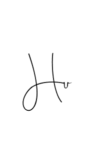 How to make Hu signature? Andilay-7BmLP is a professional autograph style. Create handwritten signature for Hu name. Hu signature style 4 images and pictures png