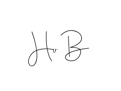 Also You can easily find your signature by using the search form. We will create Hu B name handwritten signature images for you free of cost using Andilay-7BmLP sign style. Hu B signature style 4 images and pictures png