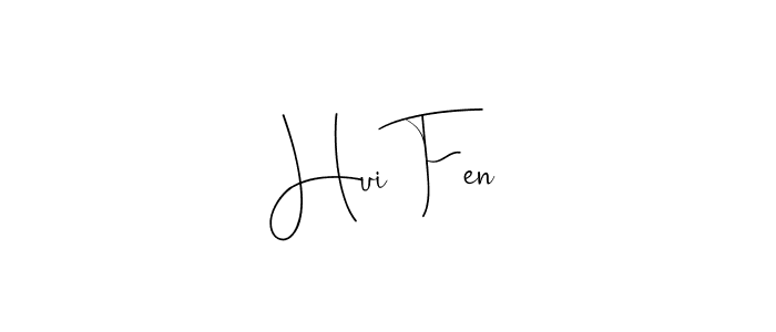 The best way (Andilay-7BmLP) to make a short signature is to pick only two or three words in your name. The name Hui Fen include a total of six letters. For converting this name. Hui Fen signature style 4 images and pictures png
