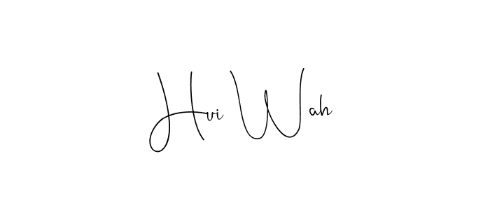 It looks lik you need a new signature style for name Hui Wah. Design unique handwritten (Andilay-7BmLP) signature with our free signature maker in just a few clicks. Hui Wah signature style 4 images and pictures png
