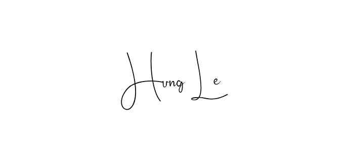 Use a signature maker to create a handwritten signature online. With this signature software, you can design (Andilay-7BmLP) your own signature for name Hung Le. Hung Le signature style 4 images and pictures png