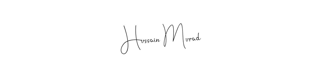 Make a beautiful signature design for name Hussain Murad. Use this online signature maker to create a handwritten signature for free. Hussain Murad signature style 4 images and pictures png