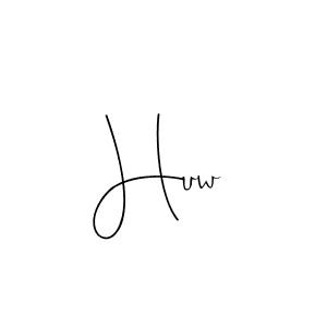 Use a signature maker to create a handwritten signature online. With this signature software, you can design (Andilay-7BmLP) your own signature for name Huw. Huw signature style 4 images and pictures png