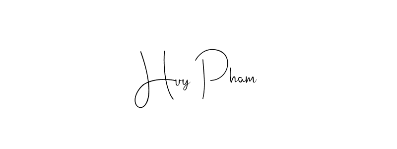 Create a beautiful signature design for name Huy Pham. With this signature (Andilay-7BmLP) fonts, you can make a handwritten signature for free. Huy Pham signature style 4 images and pictures png