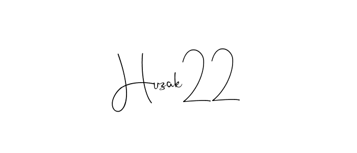 Create a beautiful signature design for name Huzak22. With this signature (Andilay-7BmLP) fonts, you can make a handwritten signature for free. Huzak22 signature style 4 images and pictures png