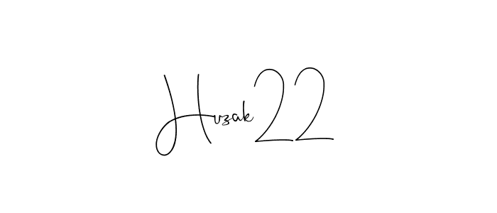 The best way (Andilay-7BmLP) to make a short signature is to pick only two or three words in your name. The name Huzak22 include a total of six letters. For converting this name. Huzak22 signature style 4 images and pictures png