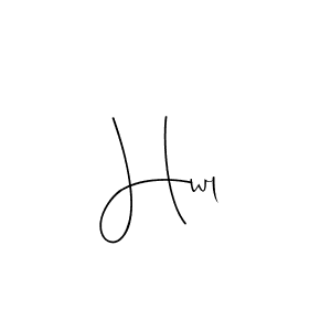 You should practise on your own different ways (Andilay-7BmLP) to write your name (Hwl) in signature. don't let someone else do it for you. Hwl signature style 4 images and pictures png