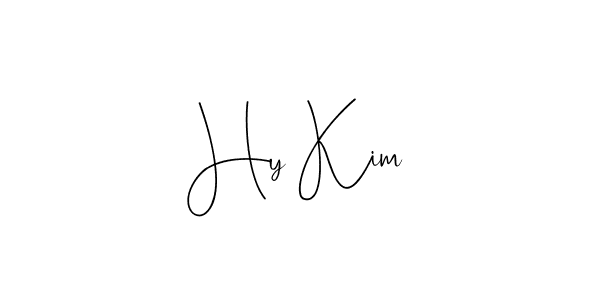 Also we have Hy Kim name is the best signature style. Create professional handwritten signature collection using Andilay-7BmLP autograph style. Hy Kim signature style 4 images and pictures png