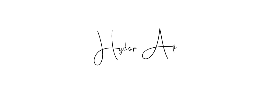 Here are the top 10 professional signature styles for the name Hydar Ali. These are the best autograph styles you can use for your name. Hydar Ali signature style 4 images and pictures png