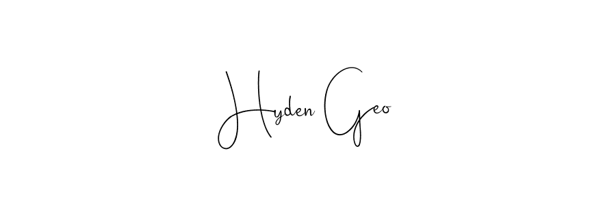 You should practise on your own different ways (Andilay-7BmLP) to write your name (Hyden Geo) in signature. don't let someone else do it for you. Hyden Geo signature style 4 images and pictures png