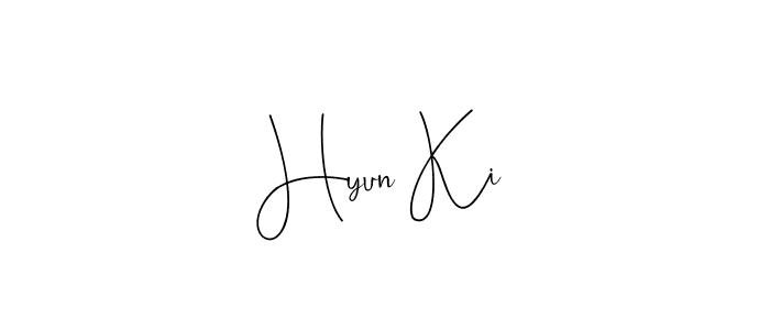 Use a signature maker to create a handwritten signature online. With this signature software, you can design (Andilay-7BmLP) your own signature for name Hyun Ki. Hyun Ki signature style 4 images and pictures png