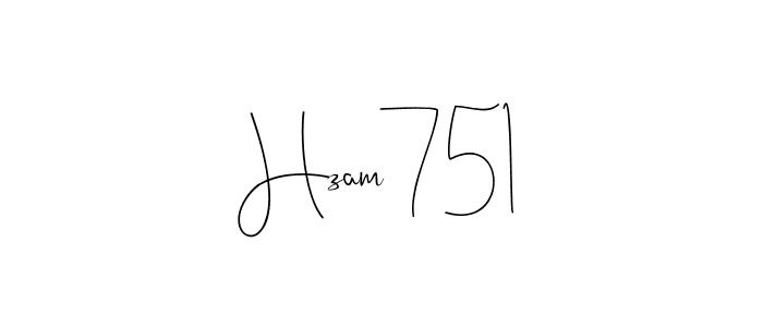 Create a beautiful signature design for name Hzam751. With this signature (Andilay-7BmLP) fonts, you can make a handwritten signature for free. Hzam751 signature style 4 images and pictures png