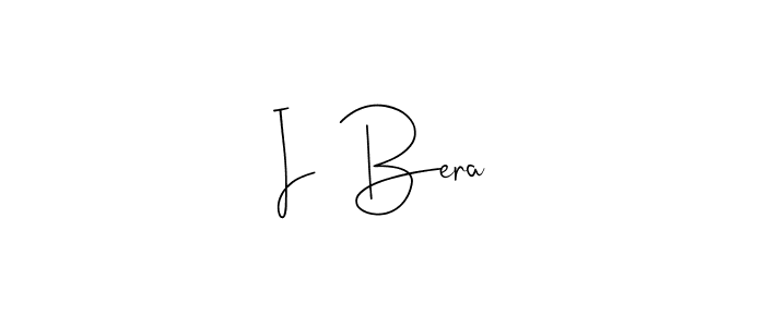 Make a beautiful signature design for name I  Bera. Use this online signature maker to create a handwritten signature for free. I  Bera signature style 4 images and pictures png