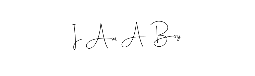 How to Draw I Am A Boy signature style? Andilay-7BmLP is a latest design signature styles for name I Am A Boy. I Am A Boy signature style 4 images and pictures png