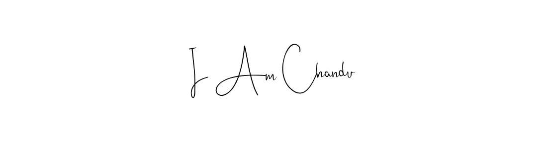 Use a signature maker to create a handwritten signature online. With this signature software, you can design (Andilay-7BmLP) your own signature for name I Am Chandu. I Am Chandu signature style 4 images and pictures png