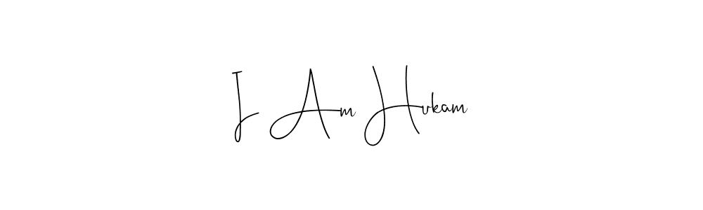 Here are the top 10 professional signature styles for the name I Am Hukam. These are the best autograph styles you can use for your name. I Am Hukam signature style 4 images and pictures png