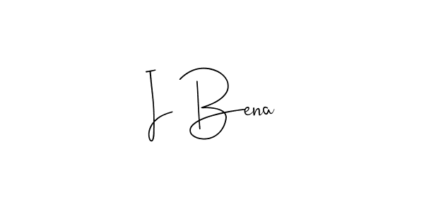 Best and Professional Signature Style for I Bena. Andilay-7BmLP Best Signature Style Collection. I Bena signature style 4 images and pictures png