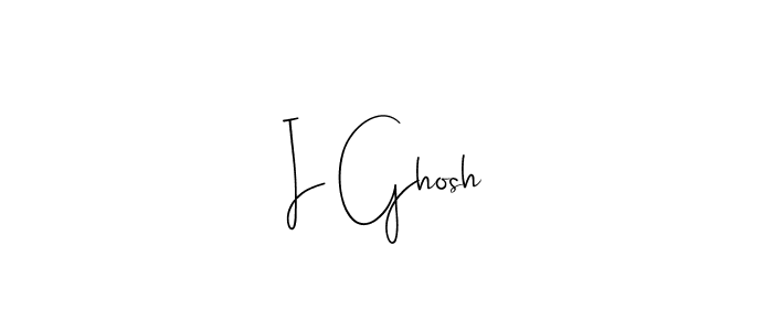 You should practise on your own different ways (Andilay-7BmLP) to write your name (I Ghosh) in signature. don't let someone else do it for you. I Ghosh signature style 4 images and pictures png