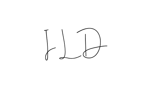 The best way (Andilay-7BmLP) to make a short signature is to pick only two or three words in your name. The name I L D include a total of six letters. For converting this name. I L D signature style 4 images and pictures png
