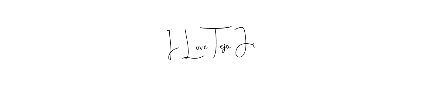 Here are the top 10 professional signature styles for the name I Love Teja Ji. These are the best autograph styles you can use for your name. I Love Teja Ji signature style 4 images and pictures png