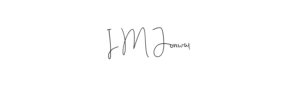 You can use this online signature creator to create a handwritten signature for the name I M Jonwal. This is the best online autograph maker. I M Jonwal signature style 4 images and pictures png