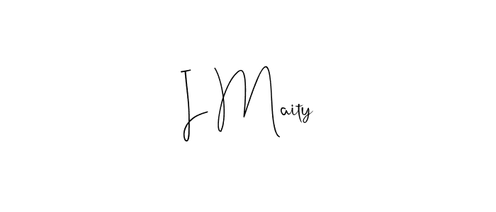 Also we have I Maity name is the best signature style. Create professional handwritten signature collection using Andilay-7BmLP autograph style. I Maity signature style 4 images and pictures png