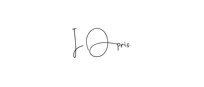 Use a signature maker to create a handwritten signature online. With this signature software, you can design (Andilay-7BmLP) your own signature for name I Opris. I Opris signature style 4 images and pictures png