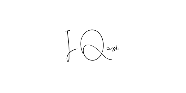 Andilay-7BmLP is a professional signature style that is perfect for those who want to add a touch of class to their signature. It is also a great choice for those who want to make their signature more unique. Get I Qazi name to fancy signature for free. I Qazi signature style 4 images and pictures png
