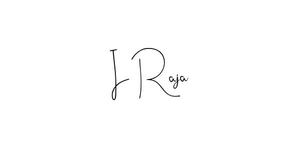 How to make I Raja name signature. Use Andilay-7BmLP style for creating short signs online. This is the latest handwritten sign. I Raja signature style 4 images and pictures png