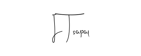 Create your official email sign-off with I Tsapal name in Andilay-7BmLP style. Crisp, clean, and perfectly legible across all screens. I Tsapal signature style 4 images and pictures png
