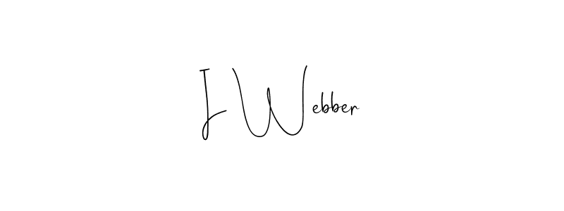 Create a beautiful signature design for name I Webber. With this signature (Andilay-7BmLP) fonts, you can make a handwritten signature for free. I Webber signature style 4 images and pictures png