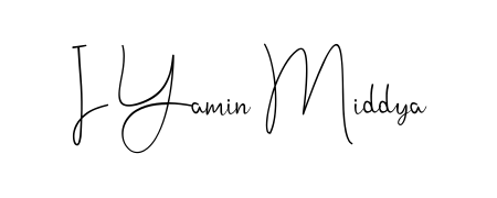 Elevate your brand with a stunning I Yamin Middya eSignature. The Andilay-7BmLP style provides a balanced, flowing aesthetic for everyday signing. I Yamin Middya signature style 4 images and pictures png