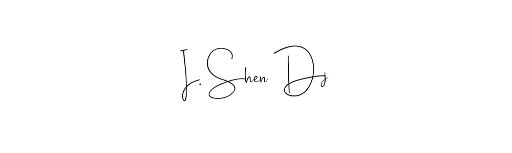 How to make I. Shen Dj name signature. Use Andilay-7BmLP style for creating short signs online. This is the latest handwritten sign. I. Shen Dj signature style 4 images and pictures png