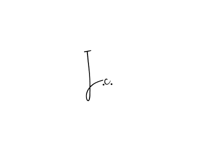 Create a beautiful signature design for name I.c.. With this signature (Andilay-7BmLP) fonts, you can make a handwritten signature for free. I.c. signature style 4 images and pictures png