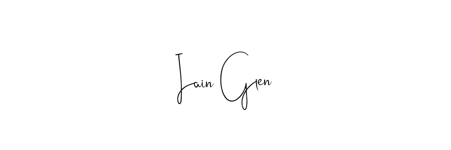 You should practise on your own different ways (Andilay-7BmLP) to write your name (Iain Glen) in signature. don't let someone else do it for you. Iain Glen signature style 4 images and pictures png