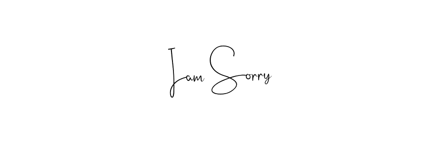 How to make Iam Sorry signature? Andilay-7BmLP is a professional autograph style. Create handwritten signature for Iam Sorry name. Iam Sorry signature style 4 images and pictures png