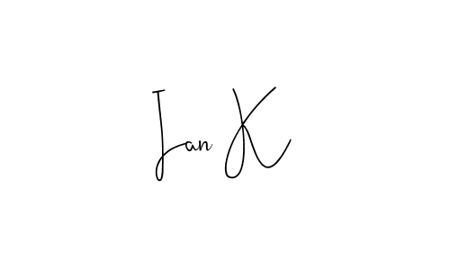 Similarly Andilay-7BmLP is the best handwritten signature design. Signature creator online .You can use it as an online autograph creator for name Ian K. Ian K signature style 4 images and pictures png