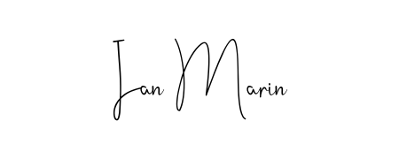 Style your name Ian Marin with confidence using Andilay-7BmLP signature design. Simple, elegant, and ready for immediate document use. Ian Marin signature style 4 images and pictures png