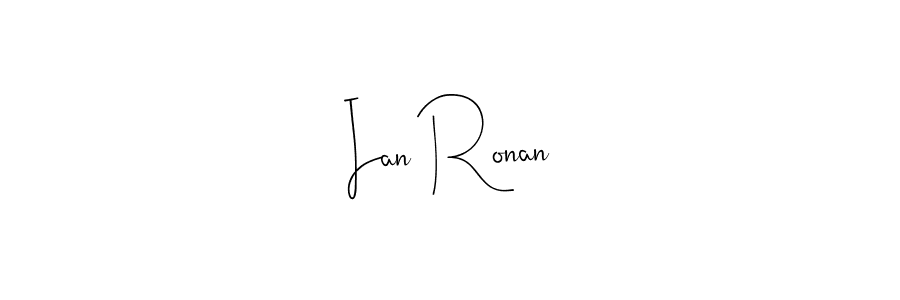 Also we have Ian Ronan name is the best signature style. Create professional handwritten signature collection using Andilay-7BmLP autograph style. Ian Ronan signature style 4 images and pictures png