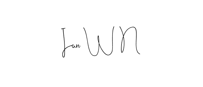 It looks lik you need a new signature style for name Ian W N. Design unique handwritten (Andilay-7BmLP) signature with our free signature maker in just a few clicks. Ian W N signature style 4 images and pictures png