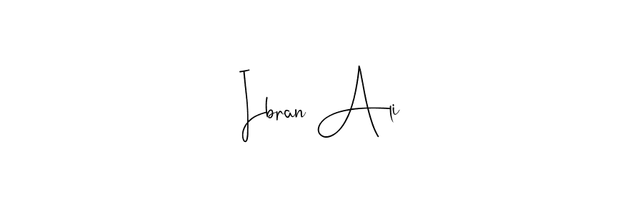 The best way (Andilay-7BmLP) to make a short signature is to pick only two or three words in your name. The name Ibran Ali include a total of six letters. For converting this name. Ibran Ali signature style 4 images and pictures png