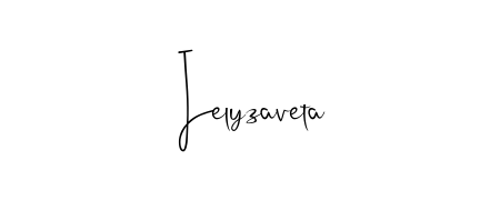 A classic penmanship look for Ielyzaveta. The Andilay-7BmLP font brings timeless elegance and confidence to every signed document. Ielyzaveta signature style 4 images and pictures png