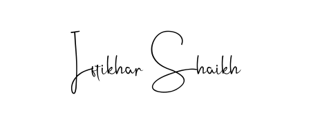 The Andilay-7BmLP handwriting style adds charm and authenticity to name Iftikhar Shaikh. A wonderful choice for personal thank-you notes. Iftikhar Shaikh signature style 4 images and pictures png