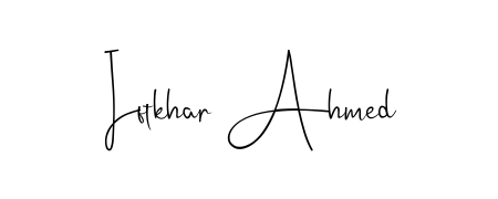 Make a beautiful signature design for name Iftkhar Ahmed. Use this online signature maker to create a handwritten signature for free. Iftkhar Ahmed signature style 4 images and pictures png