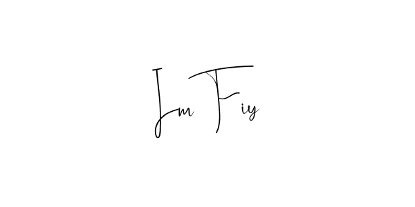 Similarly Andilay-7BmLP is the best handwritten signature design. Signature creator online .You can use it as an online autograph creator for name Im Fiy. Im Fiy signature style 4 images and pictures png