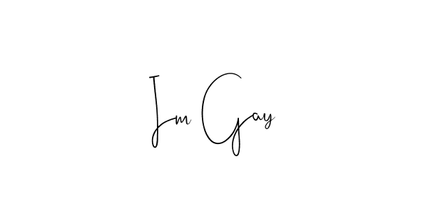 How to make Im Gay signature? Andilay-7BmLP is a professional autograph style. Create handwritten signature for Im Gay name. Im Gay signature style 4 images and pictures png