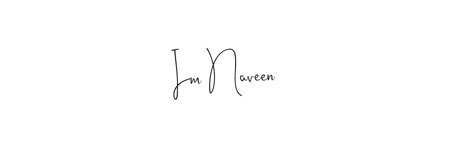 Similarly Andilay-7BmLP is the best handwritten signature design. Signature creator online .You can use it as an online autograph creator for name Im Naveen. Im Naveen signature style 4 images and pictures png