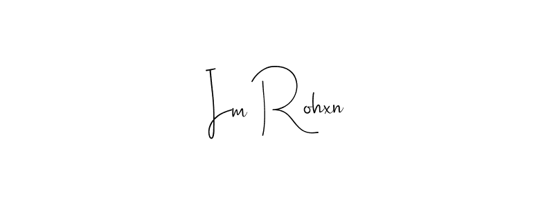 Here are the top 10 professional signature styles for the name Im Rohxn. These are the best autograph styles you can use for your name. Im Rohxn signature style 4 images and pictures png