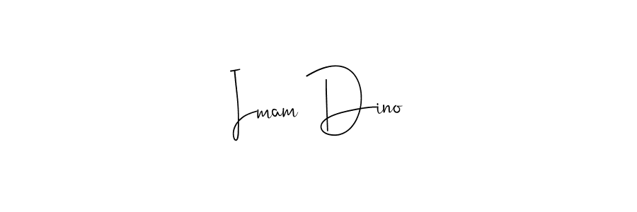 if you are searching for the best signature style for your name Imam Dino. so please give up your signature search. here we have designed multiple signature styles  using Andilay-7BmLP. Imam Dino signature style 4 images and pictures png